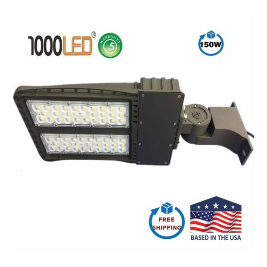 1000LED LED Parking Lot Light, Daylight 5000K Street Light, 60W-400W with Arm image {21}