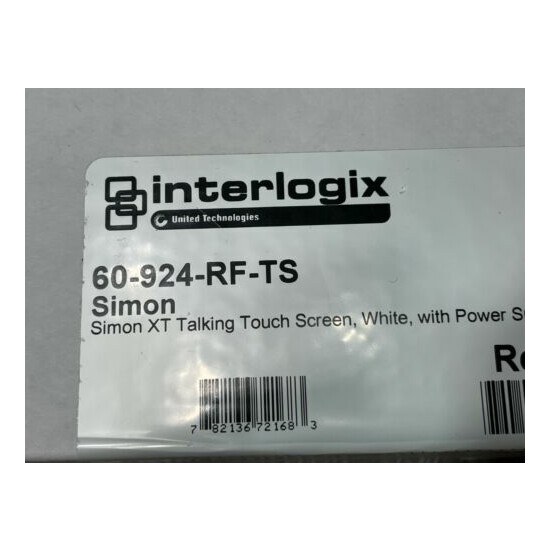 Interlogix 60-924-RF-TS Simon XT Talking Touch Screen image {2}