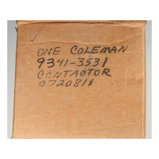 ESSEX Coleman Contactor Relay 9341-3531 24V  image {3}