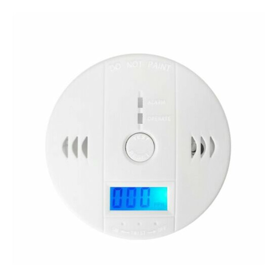CO Sensor Carbon Detector Alarm 85dB Sound Independent CO Poisoning Warning image {4}