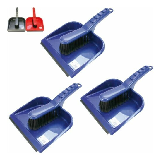 3x Flip Set Flip-Set Broom Sweeper Plate XL 2 pieces 35x22cm Rubber Lip  Thumb {1}