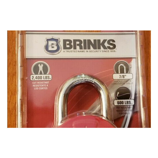 BRINKS Standard Security 1-7/8" Dial Combination Padlock New image {2}