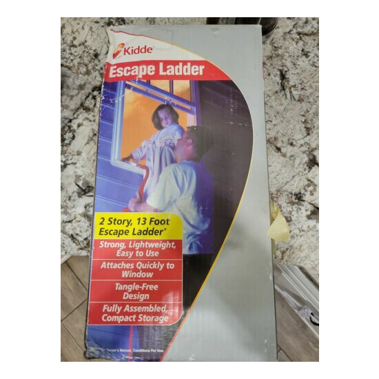 Kidde Emergency Eacape Ladder, 13 ft, 2-Story image {1}