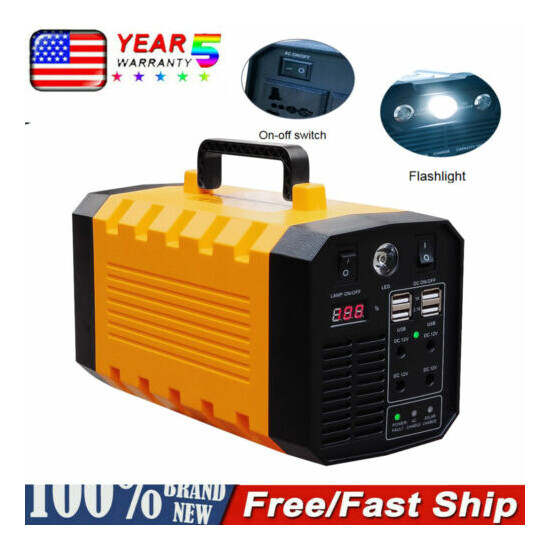500W 288Wh Portable Power Station For Outdoor Camping Hunting and Emergency Uses image {1}