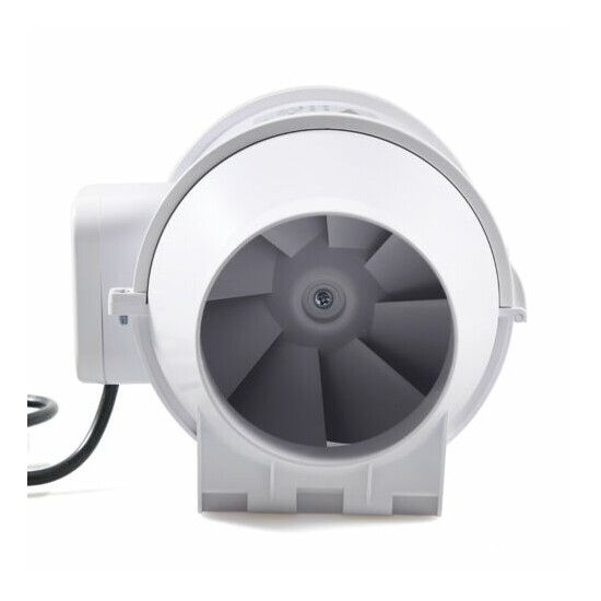 4" Extractor Exhaust Fan Ventilation Blower Window Wall Kitchen Waterproof White image {3}