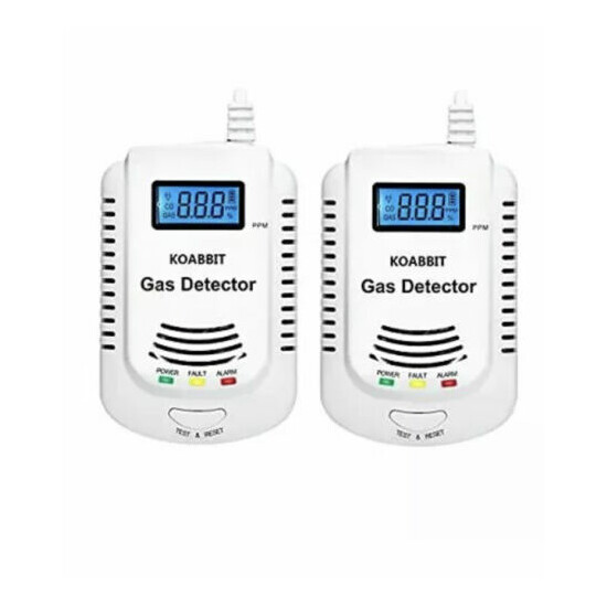 2 Plug-in Carbon Monoxide Detector and Natural Gas Detector Alarm by Koabbit image {1}