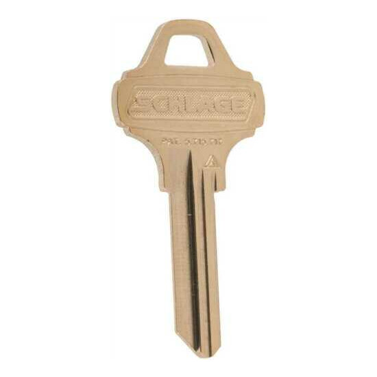 Full Size Everest Standard Key Blank C123 Keyway, Brass image {1}