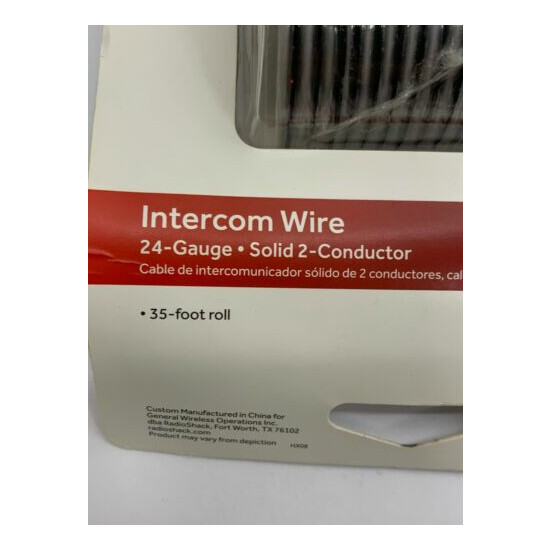 RadioShack Intercom Wire Type CL2X, 35-Foot Solid 2-Conductor Rare Hard to Find! image {2}