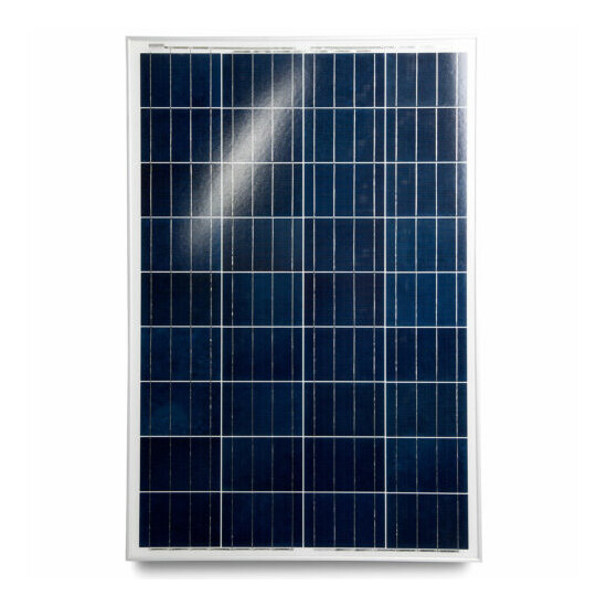 100W Solar Panel 12V Polycrystalline High Efficiency Module Marine Auto Off Grid image {4}
