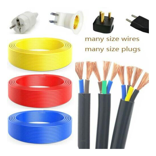 Outdoor Electric Wire 1 2 3 4cores 1.5/2.5 4/6 10-95mm² Home Wiring Cables Plugs image {1}