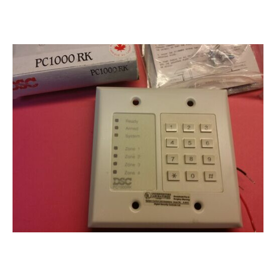 DSC PC1000RK Alarm Keypad Classic Series For PC1000 Flush Style NEW!  image {1}