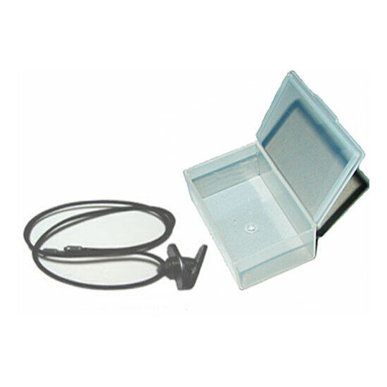 Custom Molded Earplug DIY fit kit Case and lanyard with shirt clip image {1}