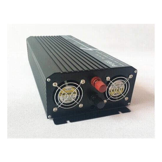 LCD Pure Sine Wave Power Inverter 1000W 12V/24V to 110V/220V with USB Off Grid image {3}