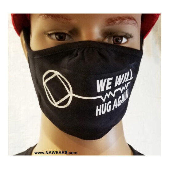 Narcotics Anonymous NA CLEAN AF - Black Face Mask - NEW Options image {12}