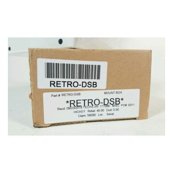 IntraSonic RETRO-DSB Door Surface Box for RETRO Intercom  image {2}