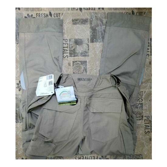 New Mascot "Madrid" Craftsmen's Trousers Khaki Mens Size 27 x 32 Kneepad Pockets image {7}