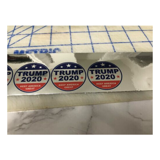  Funny TRUMP 2020 ROUND Hard Hat Sticker Construction Decal  image {5}