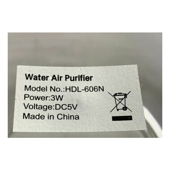 RainAire II Air Purifier Ionizer 3 Watts USB 1-8 hrs Timer Temperature Disp LED image {7}