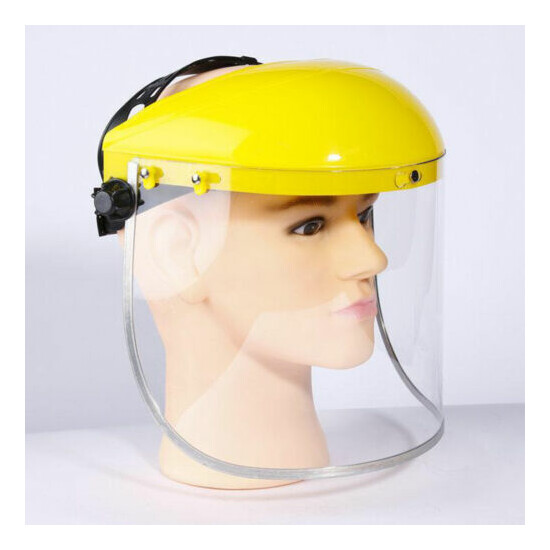 Face Shield Anti-splash Chainsaw Work Welding Grinding Helmet Headgear Cover image {1}