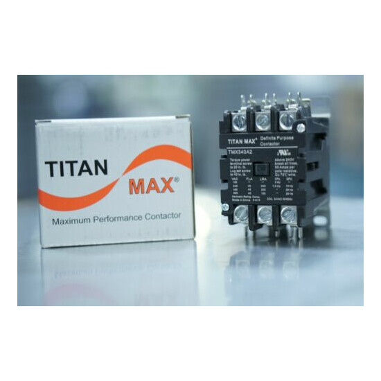 TITAN MAX Definite Purpose Contactor TMX340A2 image {1}