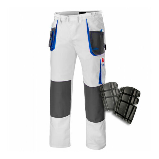 COMBAT TROUSERS STYLE New Work - Multi Pockets - Heavy Duty Cargo Pants Knee Pad image {1}