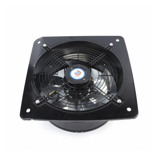 16" Extractor Plate Fan Ventilation Axial Exhaust Blower 2800r/min 100% New image {4}