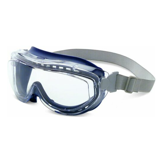 Honeywell Uvex S3405X Flex Seal Goggles Navy Body Clear Anti-Fog Lens image {1}