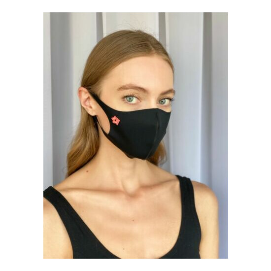 Polygiene Fabric Premium Face Mask, Comfortable, Easy on Ears, Medium image {15}