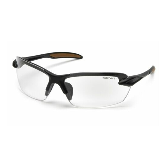 Carhartt Spokane Clear Lens Safety Glasses Lightweight Comfort Z87+ CSA Z94.3 image {1}