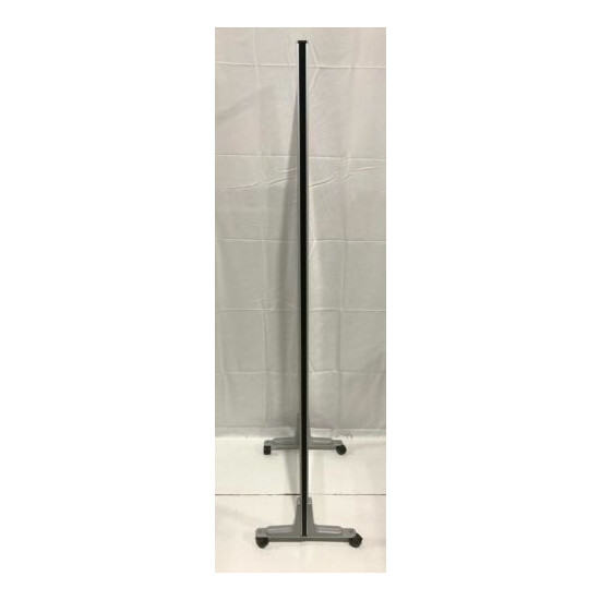 Floor Standing Sneeze Guard Acrylic Protective Shields Room Divider with wheels. image {4}