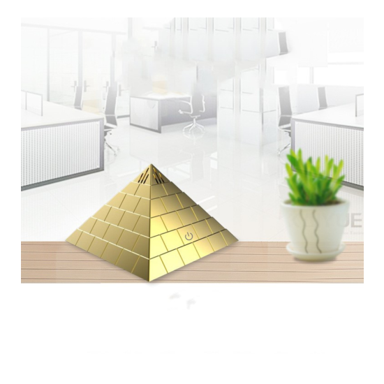 Portable Decorative Pyramid Themed USB Powered Car Air Purifier image {3}