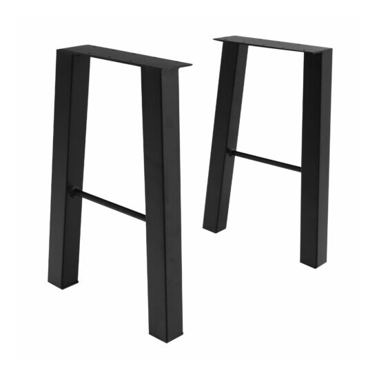 16'' Industry Coffee Table Legs Metal Solid Bench Legs Set of 2 DIY Furniture image {3}