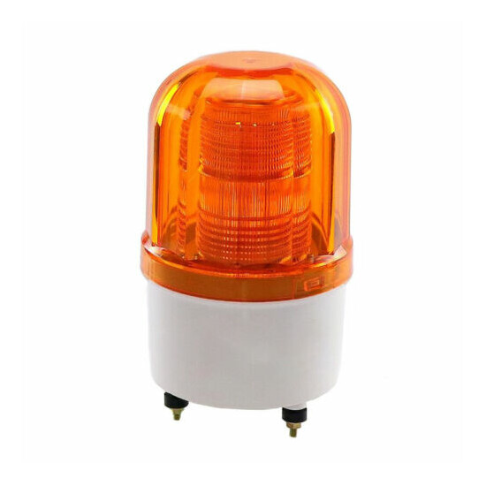 Rotary LED Strobe Alarm Lamp Light Siren LED Warning Light Belt Voice 220/48/12V image {4}