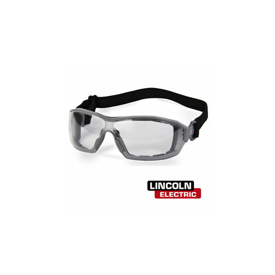 Genuine Lincoln K4707-1 360 Padded Clear Anti-Fog/ Scratch Safety Glasses  image {1}