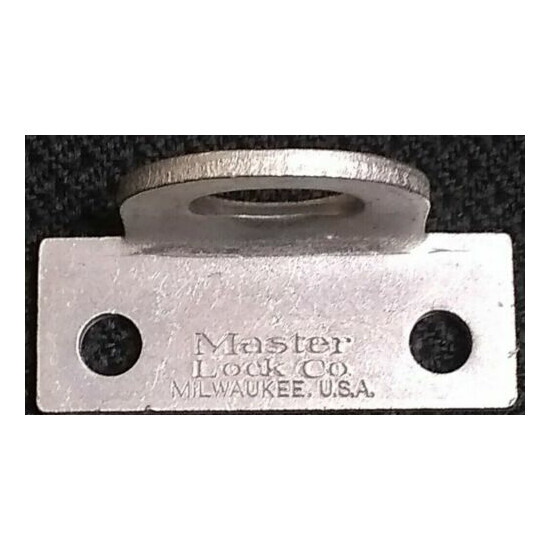 MASTER LOCK Hasp Silver 3/4in (W) X 2in(L) X 1 1/8in (H) 6 Pieces image {1}
