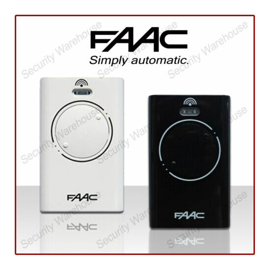 FAAC XT2 868SLH 2 Button Key Fob REMOTE CONTROL Transmitter Electric Gate Garage image {1}