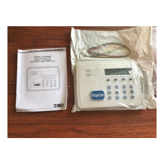 DMP / Tyco 7560-WCC Thin LCD Keypads Commercial & Residential Burglar and Reside image {2}