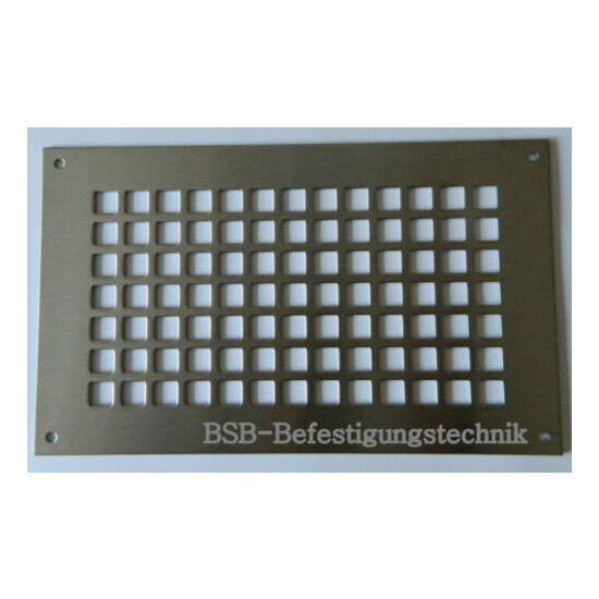 Stainless Steel 2mm Grille Ventilation Metal Vent Exhaust Grille Mesh Perforated Plate  image {8}