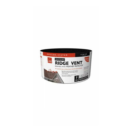 Owens Corning Roofing System VentSure Ridge Vent Rigid Roll 7"x240" 20 lineal ft image {1}