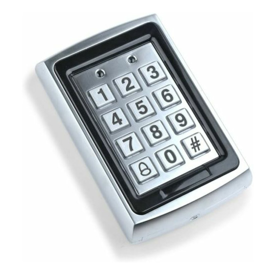 125KHz RFID Card & Password Metal Door Access Control Keypad with Backlight image {1}