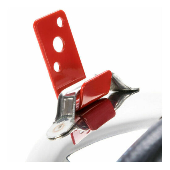 4-WALL HOOK, BRACKETS OR HANGERS FOR 2 1/2 GAL. WATER PRESSURE FIRE EXTINGUISHER image {3}