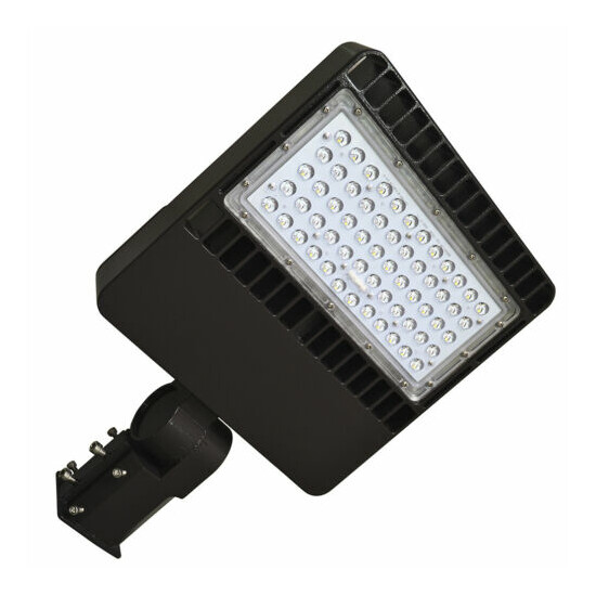24W LED Parking Lot Light Outdoor Waterproof Shoebox Area Street Pole Lamp 5000K image {2}