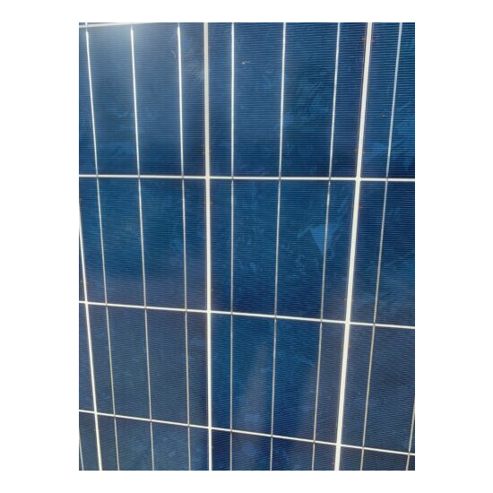 Lot of 10 Used 240W 60 Cell Polycrystalline Solar Panels Vinyl Cracking Silver image {2}