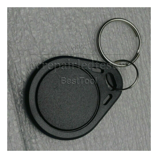 50pcs T5577 RFID Hotel Key Fobs 125KHz Keychain Rewritable Readable and Writable image {3}