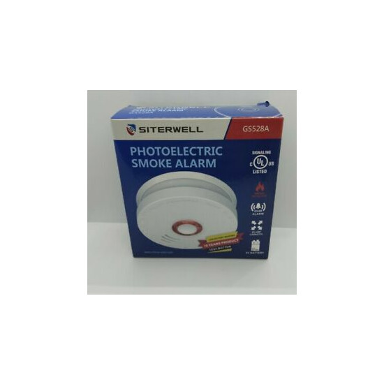 Siterwell Smoke Alarm Photoelectric GS528A image {1}