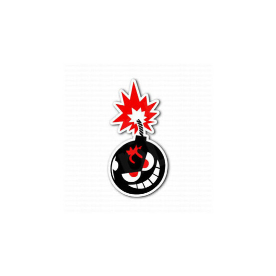 Angry Cherry Bomb Car Bumper Sticker image {1}