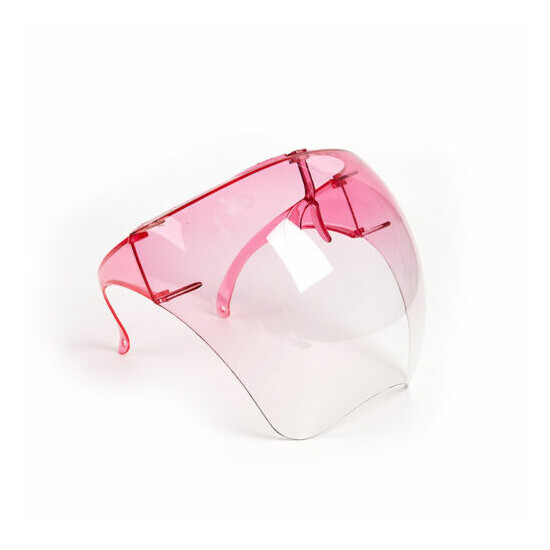 Clear Face Shield Glasses Face Mask Transparent Reusable Visor Anti-Fog D G/ image {13}