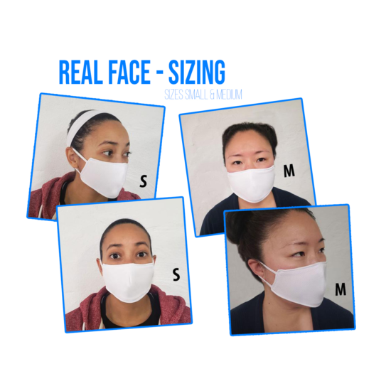 Smiley Face Face Mask, Preventative Custom Mouth Cover - (4 sizes) USA Made image {4}