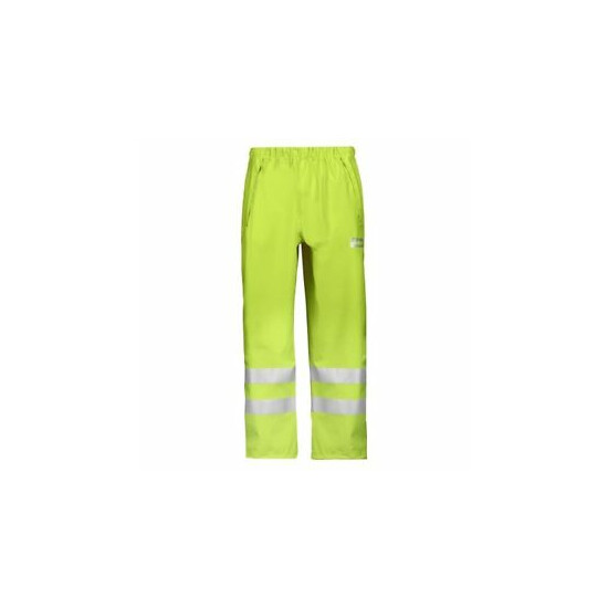 Snickers Workwear 8243 Hi-Vis Rain Trouser Class 2 SnickersDirect Yellow PreOrd image {1}