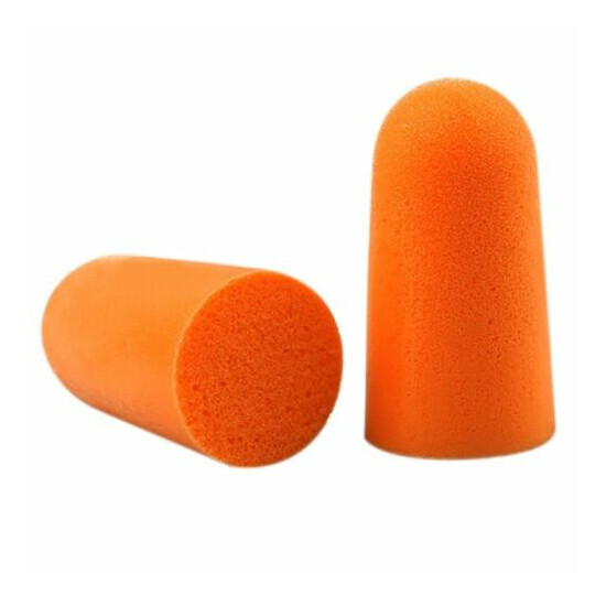 400 EarPlugs foam soft Orange sleep travel noise shooting 400 ear plugs Thumb {8}